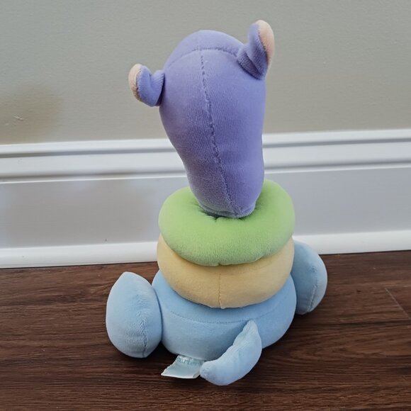 Carters John Lennon Kangaroo Joey Ring Stacker Toss Plush Baby Toy 10" Tall - Picture 4 of 6